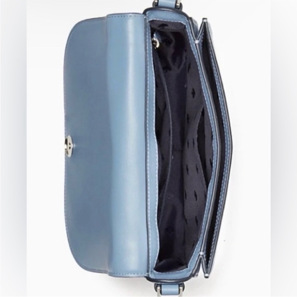 kate spade Powder Blue Crossbody Saddle Bag - Picture 3 of 5